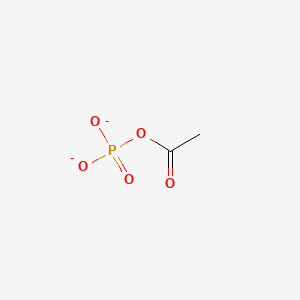 Acetyl phosphate(2-)
