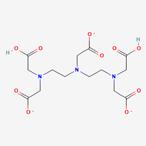 molecular formula C14H20N3O10-3 B1226009 Pentetate(3-) 