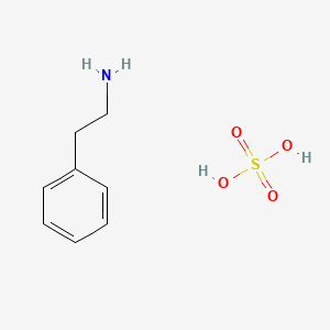 molecular formula C8H13NO4S B1226012 Phenethylamine sulfate CAS No. 71750-39-5