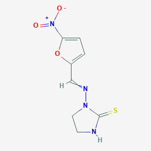 molecular formula C8H8N4O3S B1226014 Nifurthilinum 