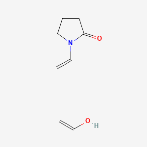 molecular formula C8H13NO2 B1226026 Vinylpyrrolidone vinyl alcohol CAS No. 26008-54-8