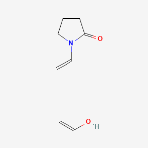 molecular formula C8H13NO2 B1226026 Poly(vinyl alcohol-co-N-vinyl-2-pyrrolidone) CAS No. 26008-54-8