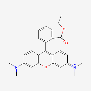 3,6-Bis(dimethylamino)-9-(2-(ethoxycarbonyl)-phenyl)xanthylium