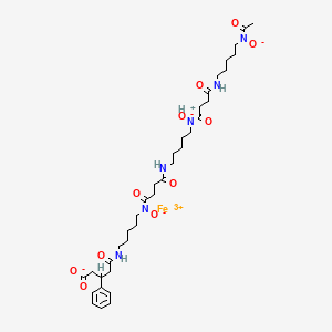 molecular formula C36H55FeN6O11 B1226084 Fe-Pgdf CAS No. 134001-02-8