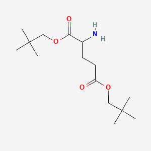 molecular formula C15H29NO4 B1226090 Dineopentyl glutamate 
