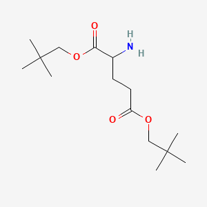Bis(2,2-dimethylpropyl) 2-aminopentanedioate