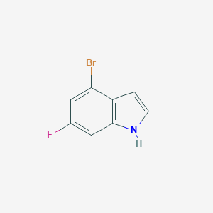 molecular formula C8H5BrFN B122611 4-bromo-6-fluoro-1H-indole CAS No. 885520-70-7