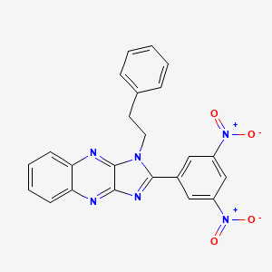 2-(3,5-Dinitrophenyl)-3-(2-phenylethyl)imidazo[4,5-b]quinoxaline