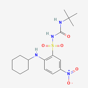 molecular formula C17H26N4O5S B1226237 BM-531 CAS No. 284464-46-6