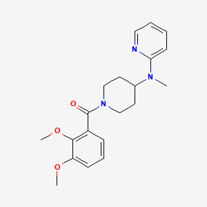 molecular formula C20H25N3O3 B12262481 N-[1-(2,3-dimethoxybenzoyl)piperidin-4-yl]-N-methylpyridin-2-amine 