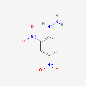 molecular formula C6H6N4O4 B122626 2,4-Dinitrophenylhydrazine CAS No. 119-26-6
