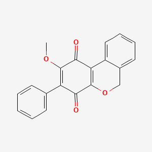 molecular formula C20H14O4 B1226261 桦木烷醇 B CAS No. 184092-49-7