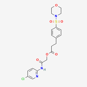 3-[4-(4-Morpholinylsulfonyl)phenyl]propanoic acid [2-[(5-chloro-2-pyridinyl)amino]-2-oxoethyl] ester