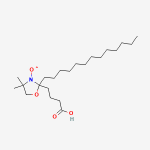 molecular formula C22H43NO4 B1226280 5-DOXYL-stearic acid, free radical CAS No. 29545-48-0