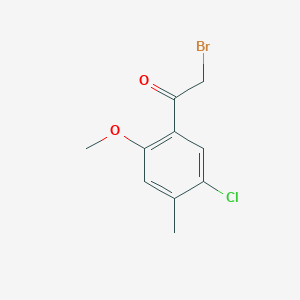 2-Bromo-1-(5-chloro-2-methoxy-4-methylphenyl)ethanone