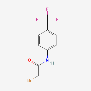 molecular formula C9H7BrF3NO B1226323 2-Bromo-N-(4-(trifluoromethyl)phenyl)acetamide CAS No. 3823-19-6