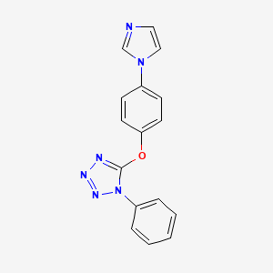 5-[4-(1-Imidazolyl)phenoxy]-1-phenyltetrazole