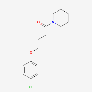 4-(4-Chlorophenoxy)-1-(1-piperidinyl)-1-butanone