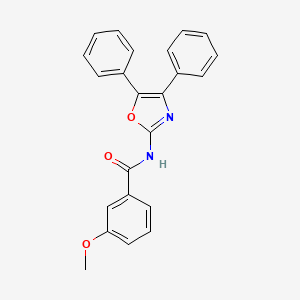 N-(4,5-diphenyl-2-oxazolyl)-3-methoxybenzamide