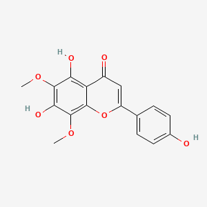 molecular formula C17H14O7 B1226355 Demethoxysudachitin CAS No. 4323-80-2