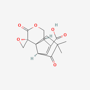 molecular formula C15H16O6 B1226360 Pentalenolactone G CAS No. 67055-57-6