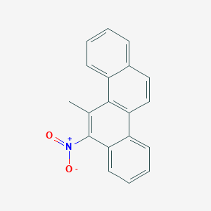 molecular formula C19H13NO2 B012264 6-Nitro-5-methylchrysene CAS No. 105802-11-7