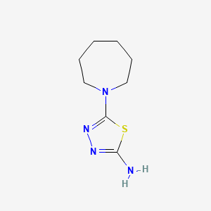 5-(Azepan-1-yl)-1,3,4-thiadiazol-2-amine