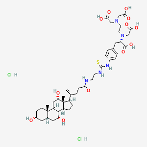 molecular formula C44H69Cl2N5O12S B1226431 Cbatpaa CAS No. 132910-41-9