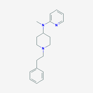 molecular formula C19H25N3 B12264375 N-methyl-N-[1-(2-phenylethyl)piperidin-4-yl]pyridin-2-amine 