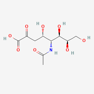 molecular formula C10H17NO8 B1226443 5-Acetamido-3,5-dideoxygalactosyloctulosonic acid CAS No. 30100-61-9