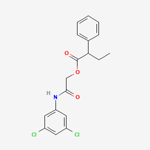 2-Phenylbutanoic acid [2-(3,5-dichloroanilino)-2-oxoethyl] ester