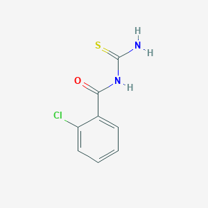 molecular formula C8H7ClN2OS B1226470 N-carbamothioyl-2-chlorobenzamide CAS No. 6965-59-9