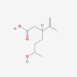 6-Hydroxy-3-isopropenylheptanoic acid
