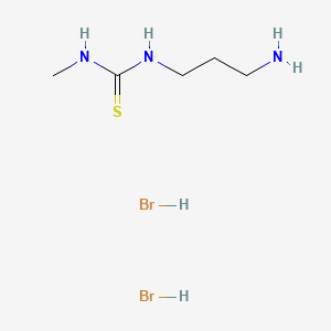 Pseudourea, 2-(3-aminopropyl)-3-methyl-2-thio-, dihydrobromide