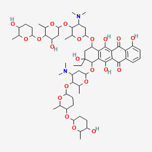 molecular formula C60H88N2O21 B1226495 Antibiotic A447 B CAS No. 55945-22-7