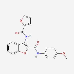 3-(2-furoylamino)-N-(4-methoxyphenyl)-1-benzofuran-2-carboxamide