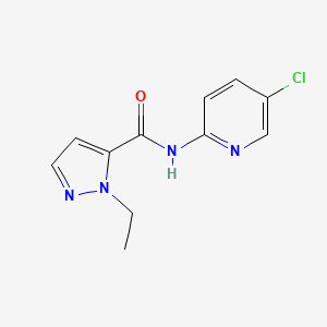 N-(5-chloro-2-pyridinyl)-2-ethyl-3-pyrazolecarboxamide