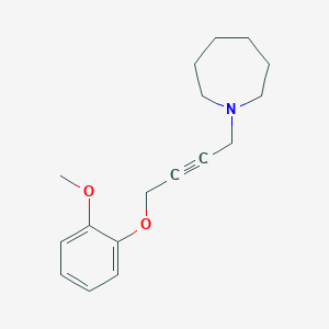 1-[4-(2-Methoxyphenoxy)but-2-ynyl]azepane