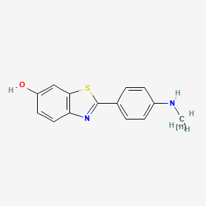 molecular formula C14H12N2OS B1226564 11C-PiB CAS No. 566170-04-5