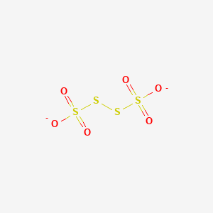 molecular formula O6S4-2 B1226582 Tetrathionate CAS No. 15536-54-6