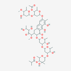 molecular formula C59H86O26 B1226595 Chromomycin A2 