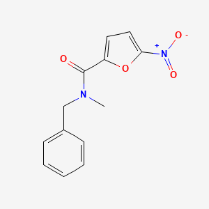 N-methyl-5-nitro-N-(phenylmethyl)-2-furancarboxamide