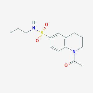 1-acetyl-N-propyl-3,4-dihydro-2H-quinoline-6-sulfonamide