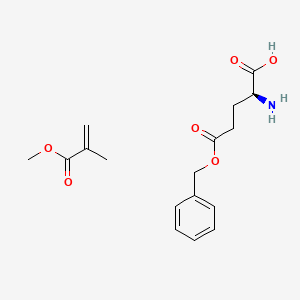 Poly(methyl methacrylate)-poly(gamma-benzylglutamate) copolymer