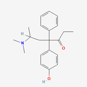6-(Dimethylamino)-4-(4-hydroxyphenyl)-4-phenylheptan-3-one