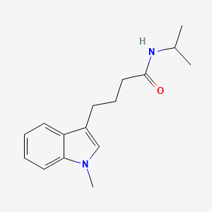 4-(1-methyl-3-indolyl)-N-propan-2-ylbutanamide