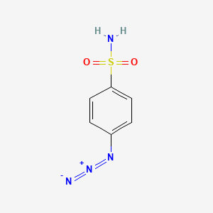molecular formula C6H6N4O2S B1226647 4-Azidobenzenesulfonamide CAS No. 36326-86-0