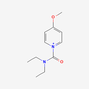 molecular formula C11H17N2O2+ B1226665 N,N-diethyl-4-methoxy-1-pyridin-1-iumcarboxamide 
