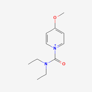N,N-diethyl-4-methoxy-1-pyridin-1-iumcarboxamide