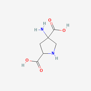 4-Aminopyrrolidine-2,4-dicarboxylic acid